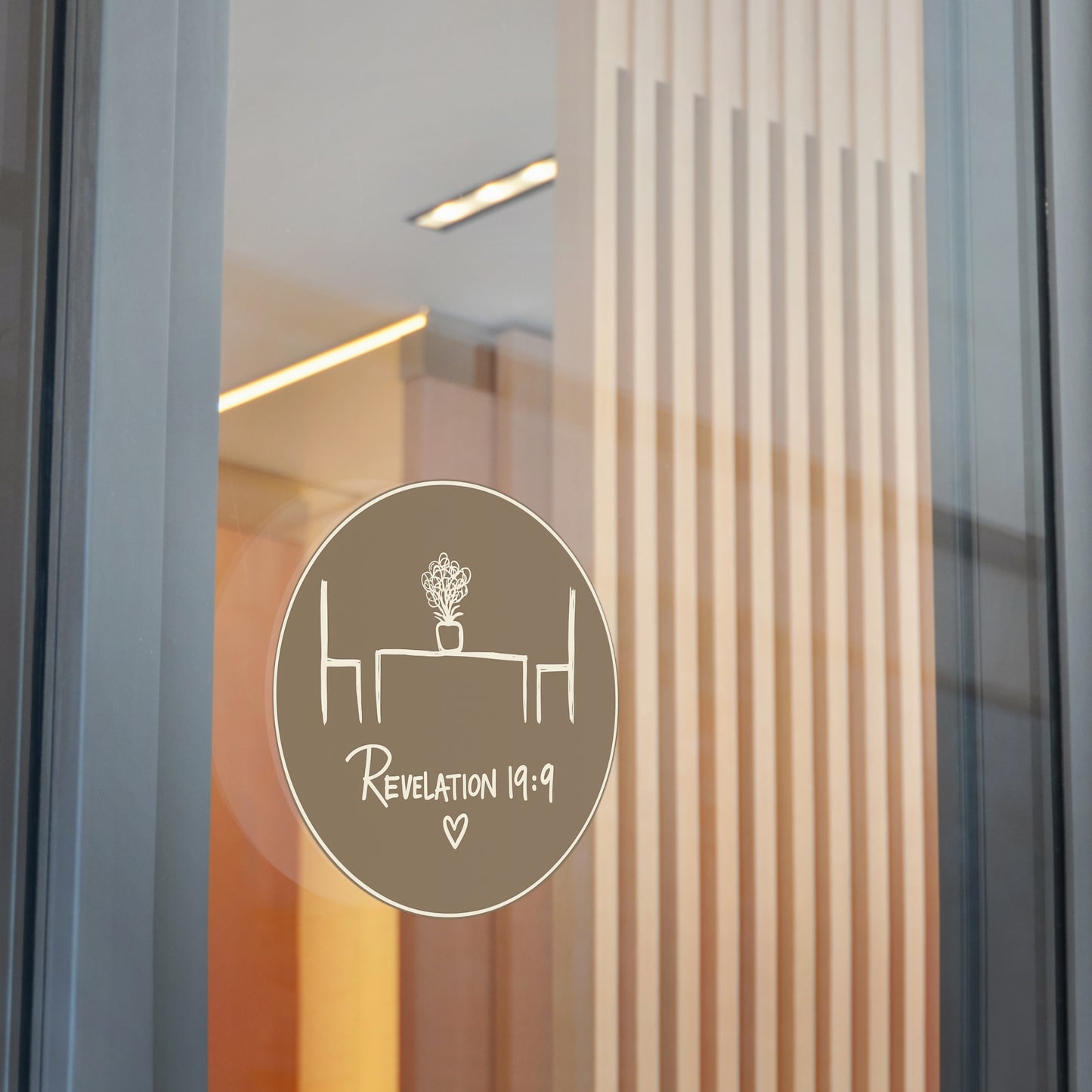 INVITATION INDOOR/OUTDOOR STICKER Revelation 19:9 -MULTIPLE SIZES