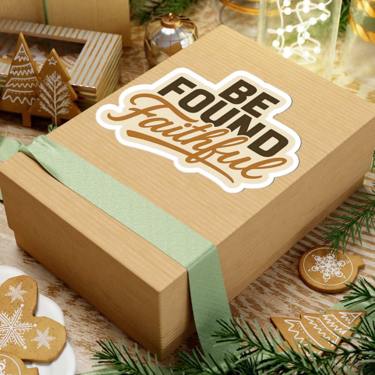 BE FOUND FAITHFUL 1 Corinthians 4:2 STICKER -MULTIPLE SIZES
