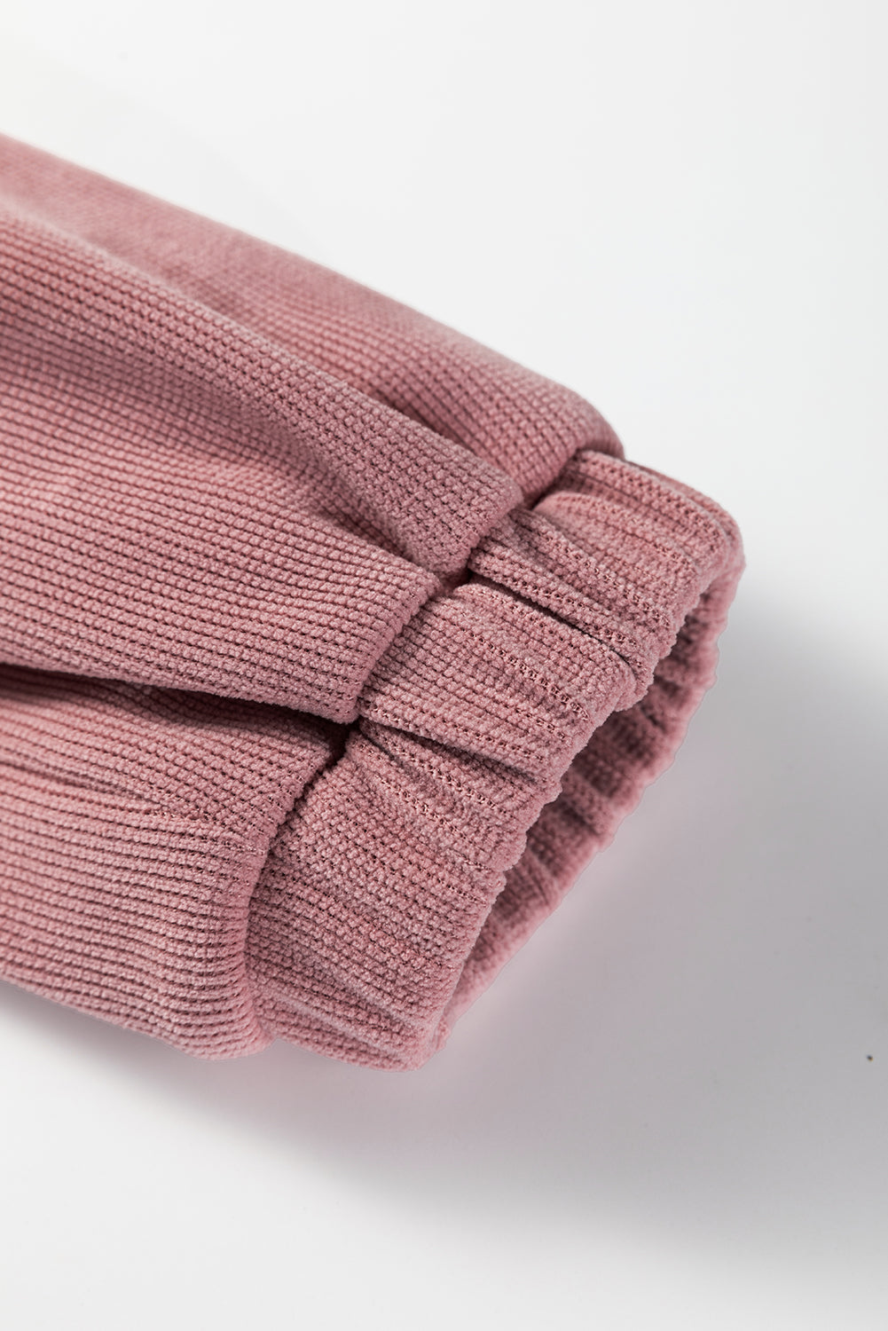 Textured Knit Drop Shoulder Pullover Drawstring Shorts Set -4 COLOR OPTIONS