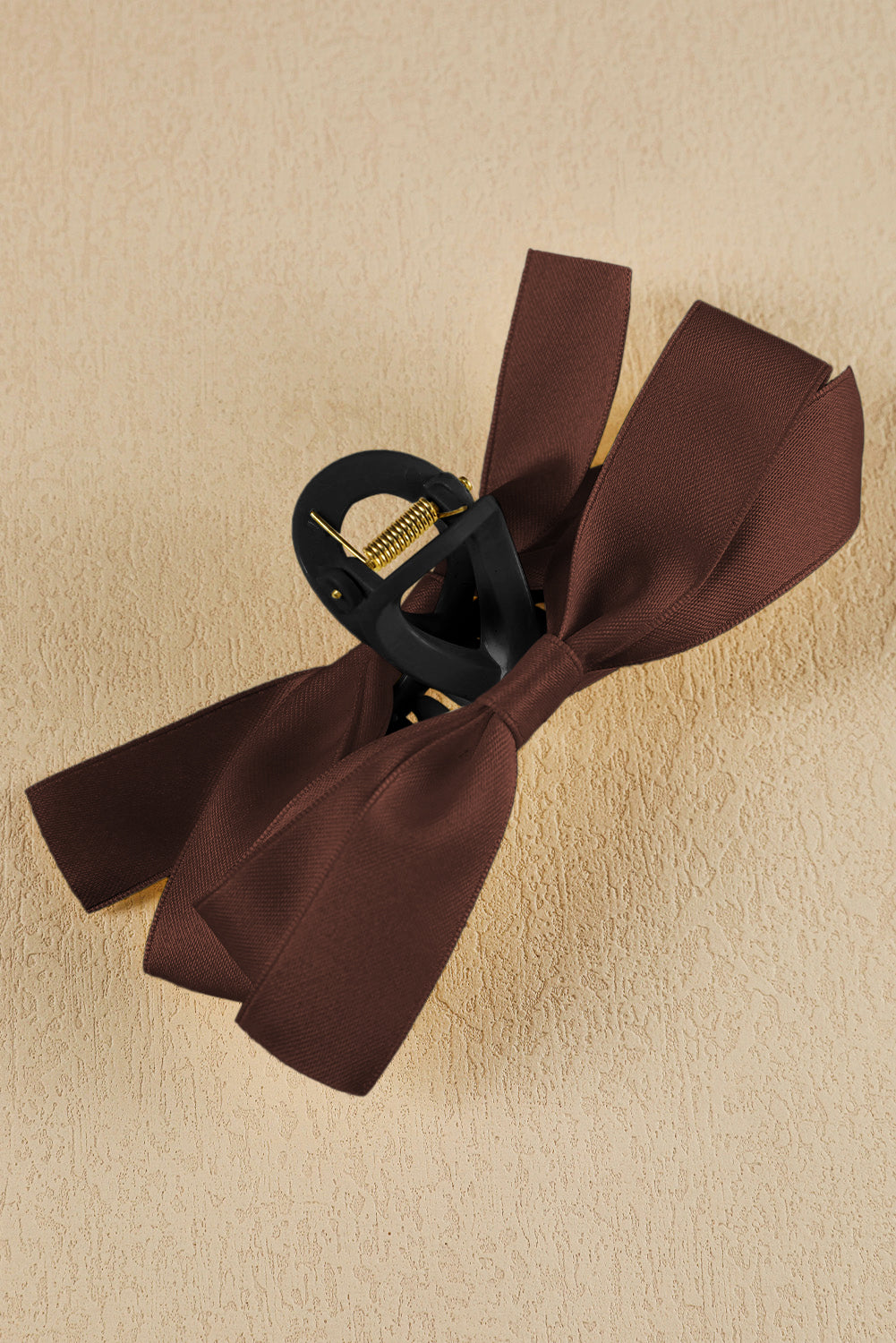 Solid Color Ribbon Bow Decor Hair Clip -6 COLOR OPTIONS