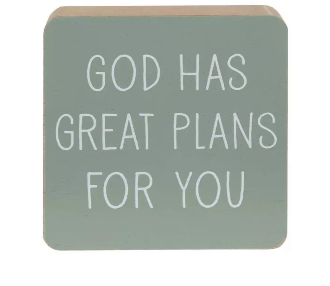 God Has Plans For You -DECOR