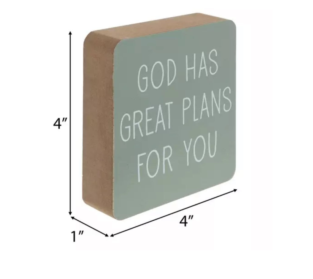 God Has Plans For You -DECOR