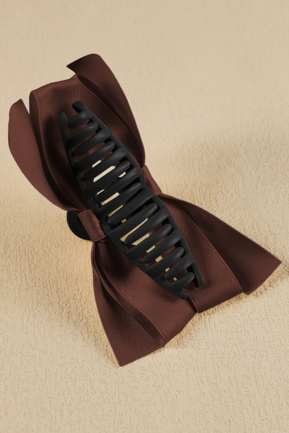 Solid Color Ribbon Bow Decor Hair Clip -6 COLOR OPTIONS