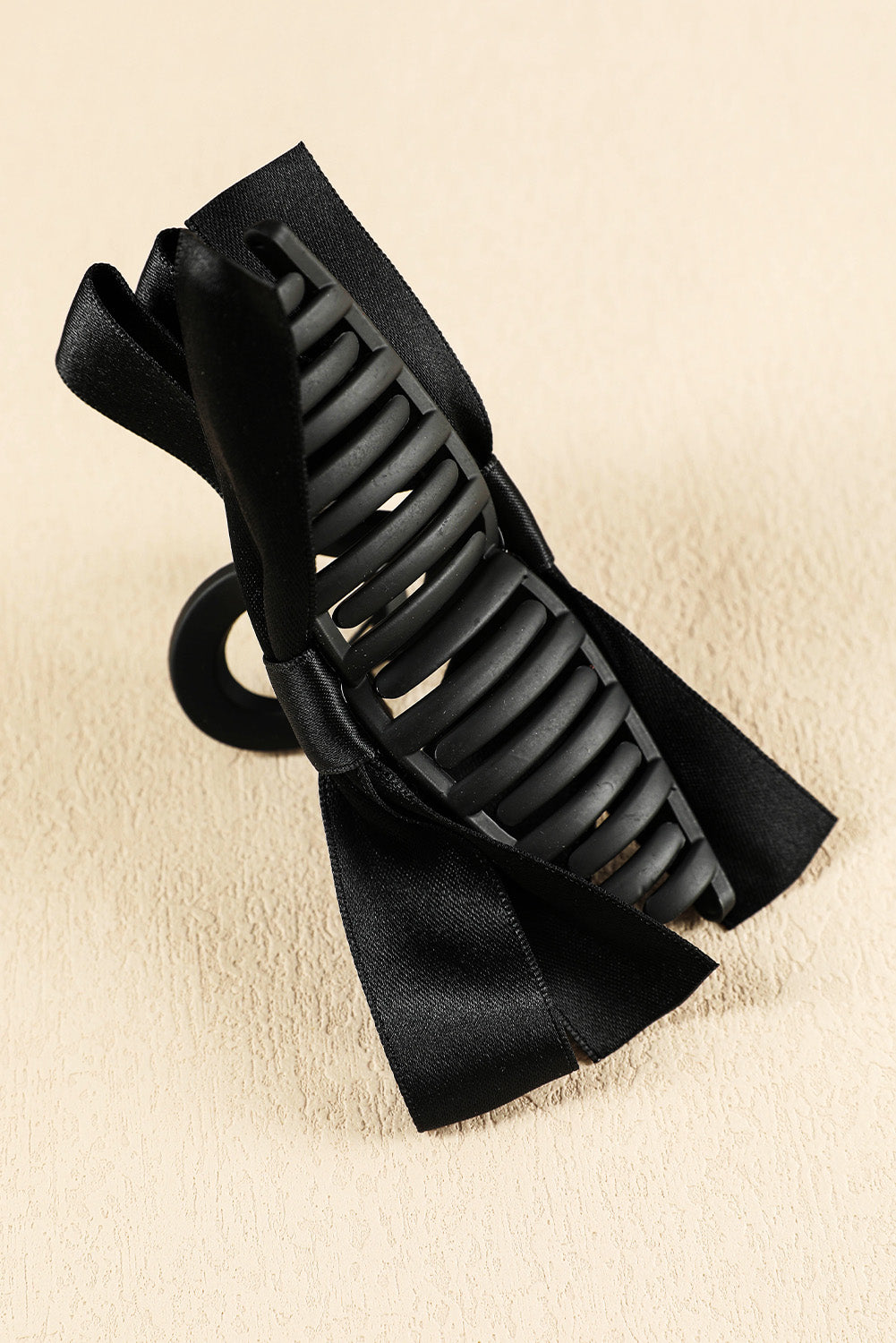 Solid Color Ribbon Bow Decor Hair Clip -6 COLOR OPTIONS