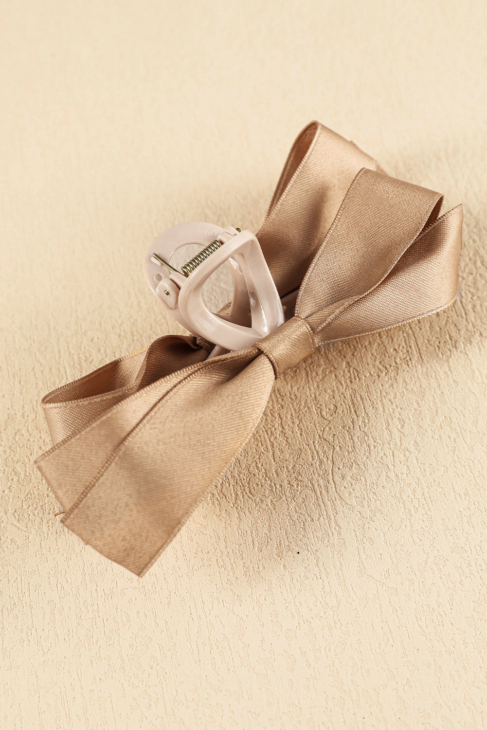Solid Color Ribbon Bow Decor Hair Clip -6 COLOR OPTIONS