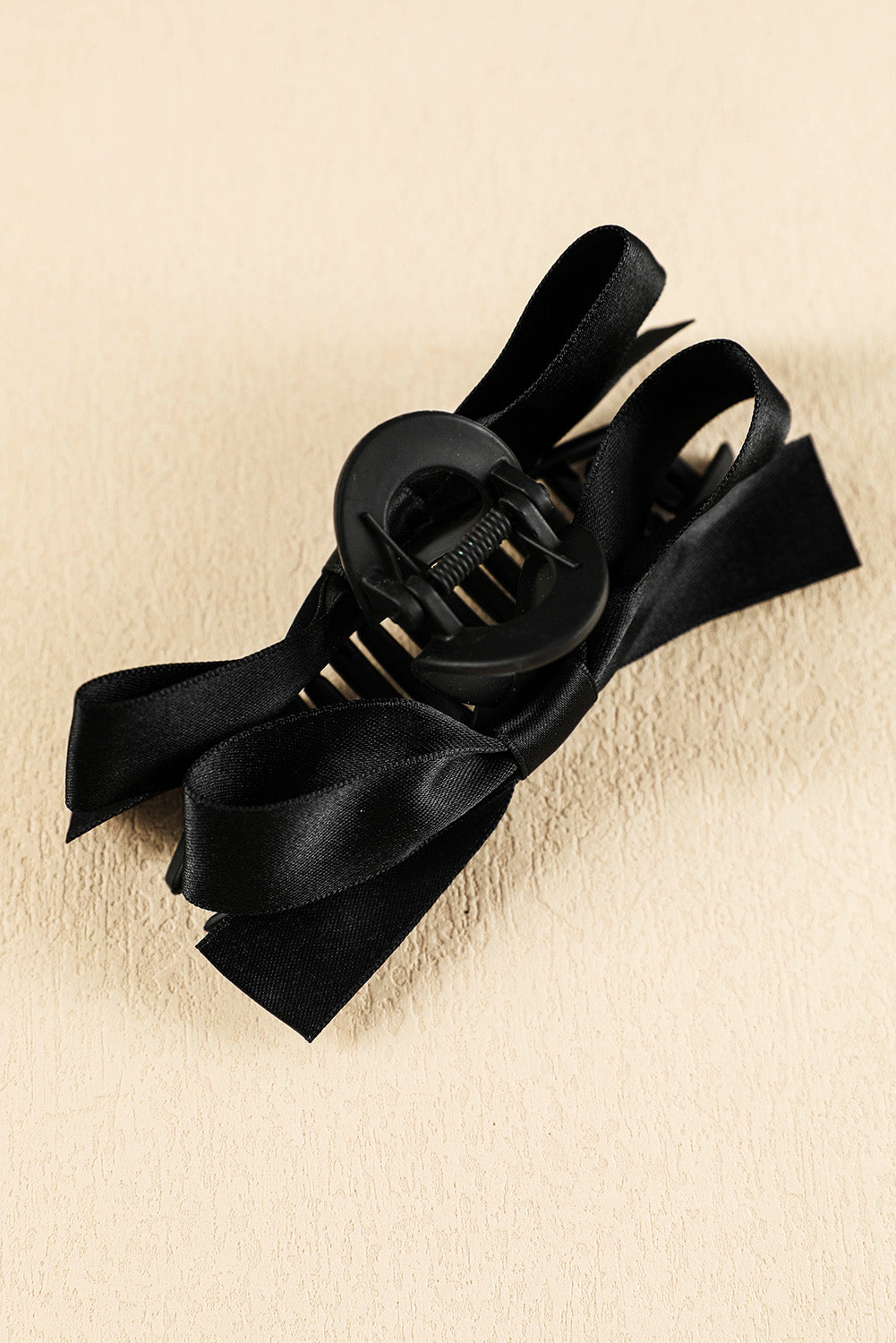 Solid Color Ribbon Bow Decor Hair Clip -6 COLOR OPTIONS