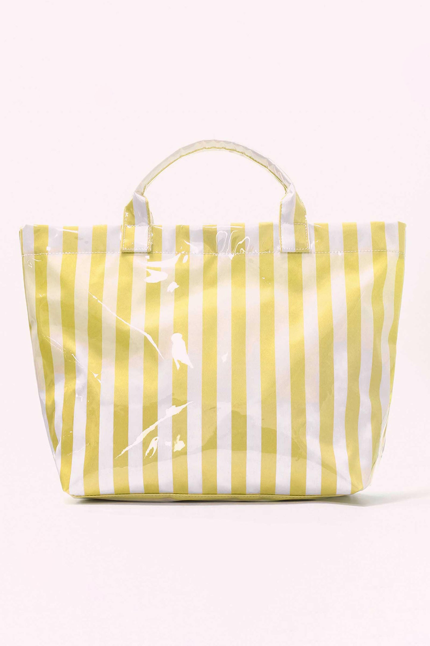 Rainbow Glossy Striped Vinyl Large Tote Bag -8 COLOR OPTIONS