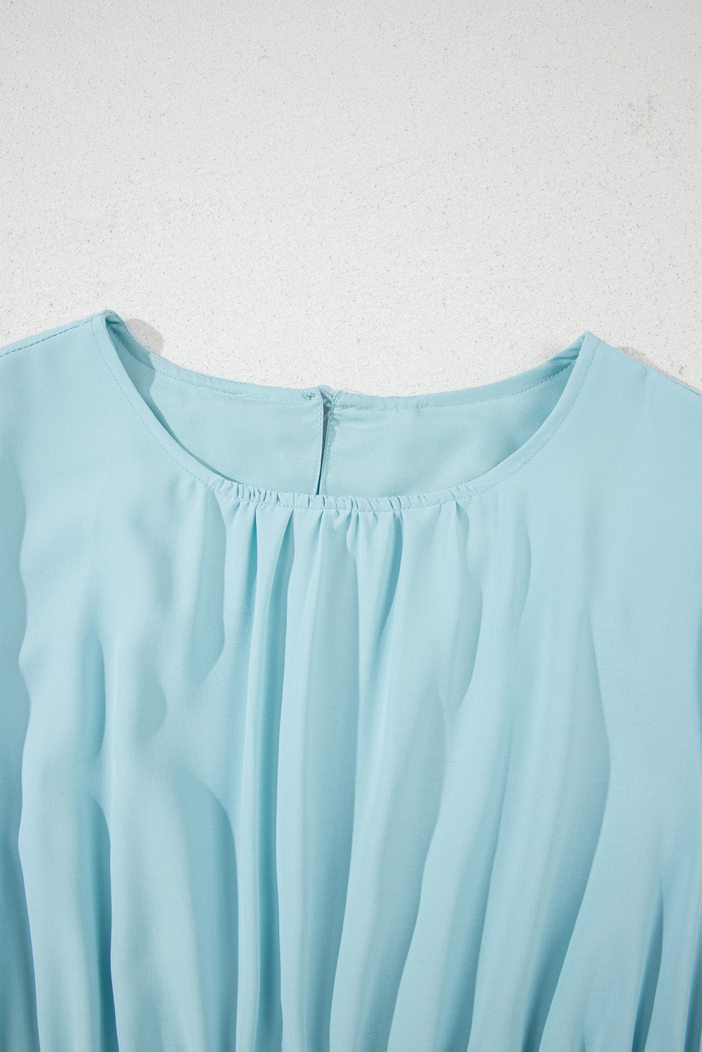 Puff Sleeve High Waist Flowy Midi Dress -2 COLOR OPTIONS