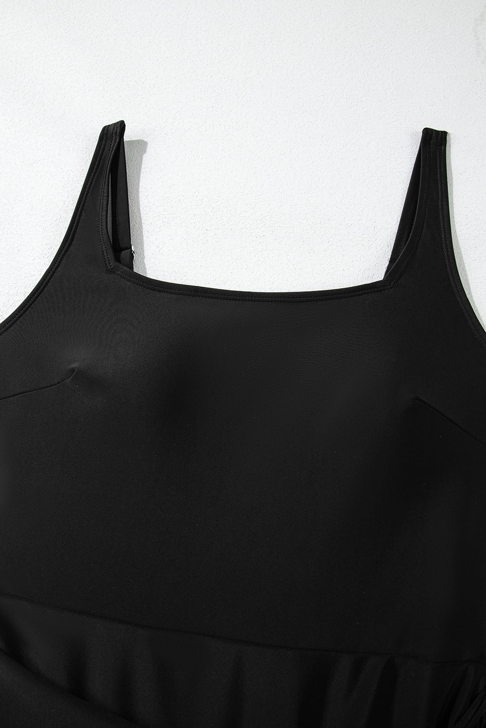 Side Tied Adjustable Straps A Line One Piece Swim Dress -2 COLOR OPTIONS