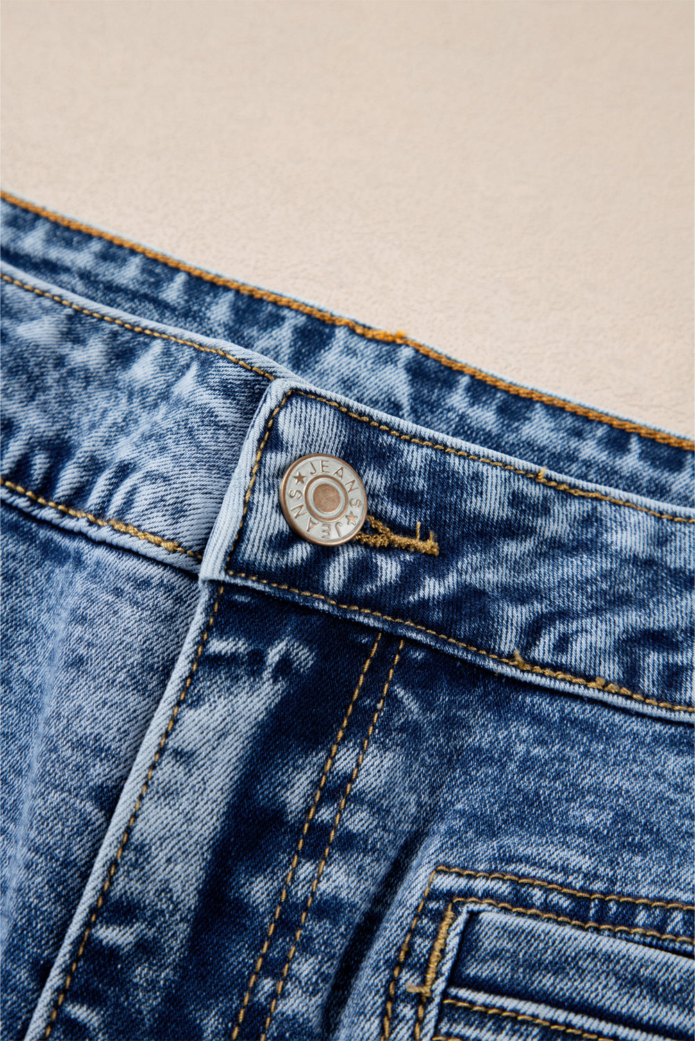 Patch Pocket Straight Leg Loose Jeans- 4 COLOR OPTIONS