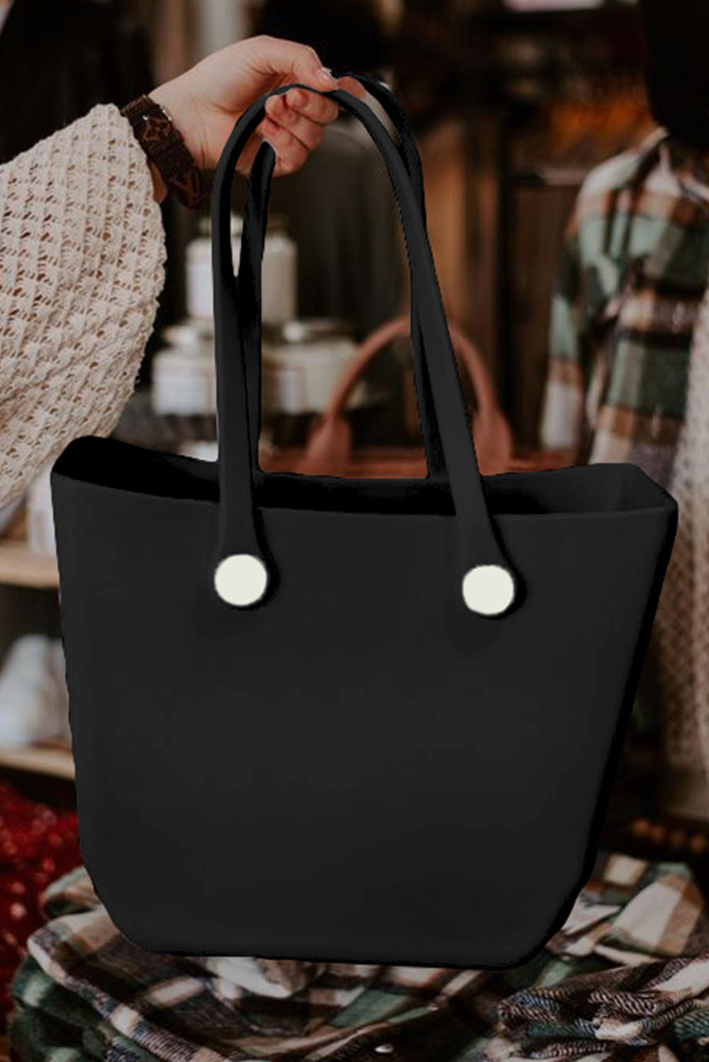 Waterproof EVA Rubber Portable Tote Bag -2 COLOR OPTIONS