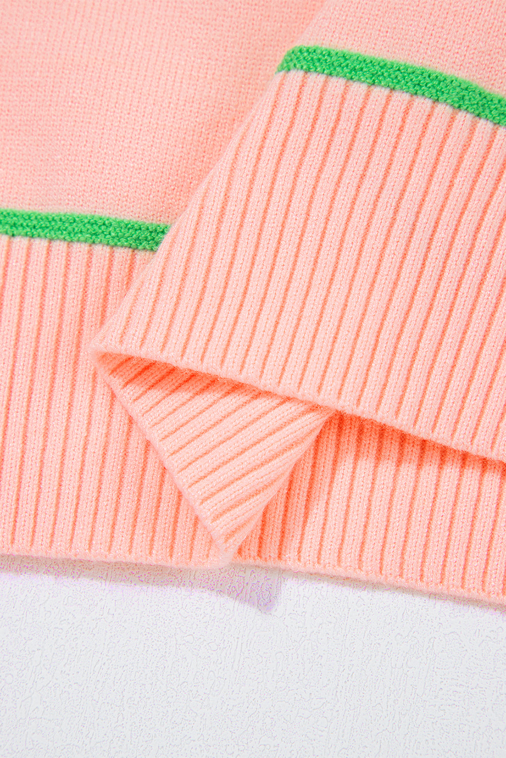 Striped Half Sleeve Drop Shoulder Sweater -3 COLOR OPTIONS