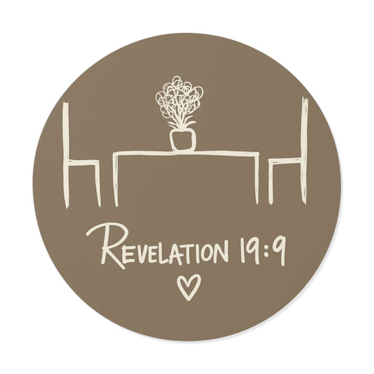 INVITATION INDOOR/OUTDOOR STICKER Revelation 19:9 -MULTIPLE SIZES
