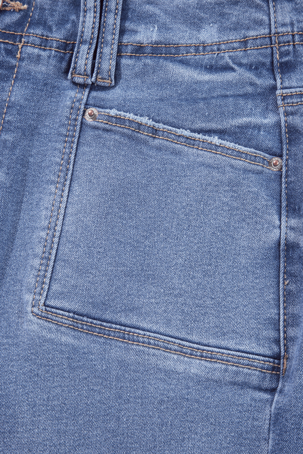 Loose Straight Leg Cropped High Waist Jeans -2 COLOR OPTIONS