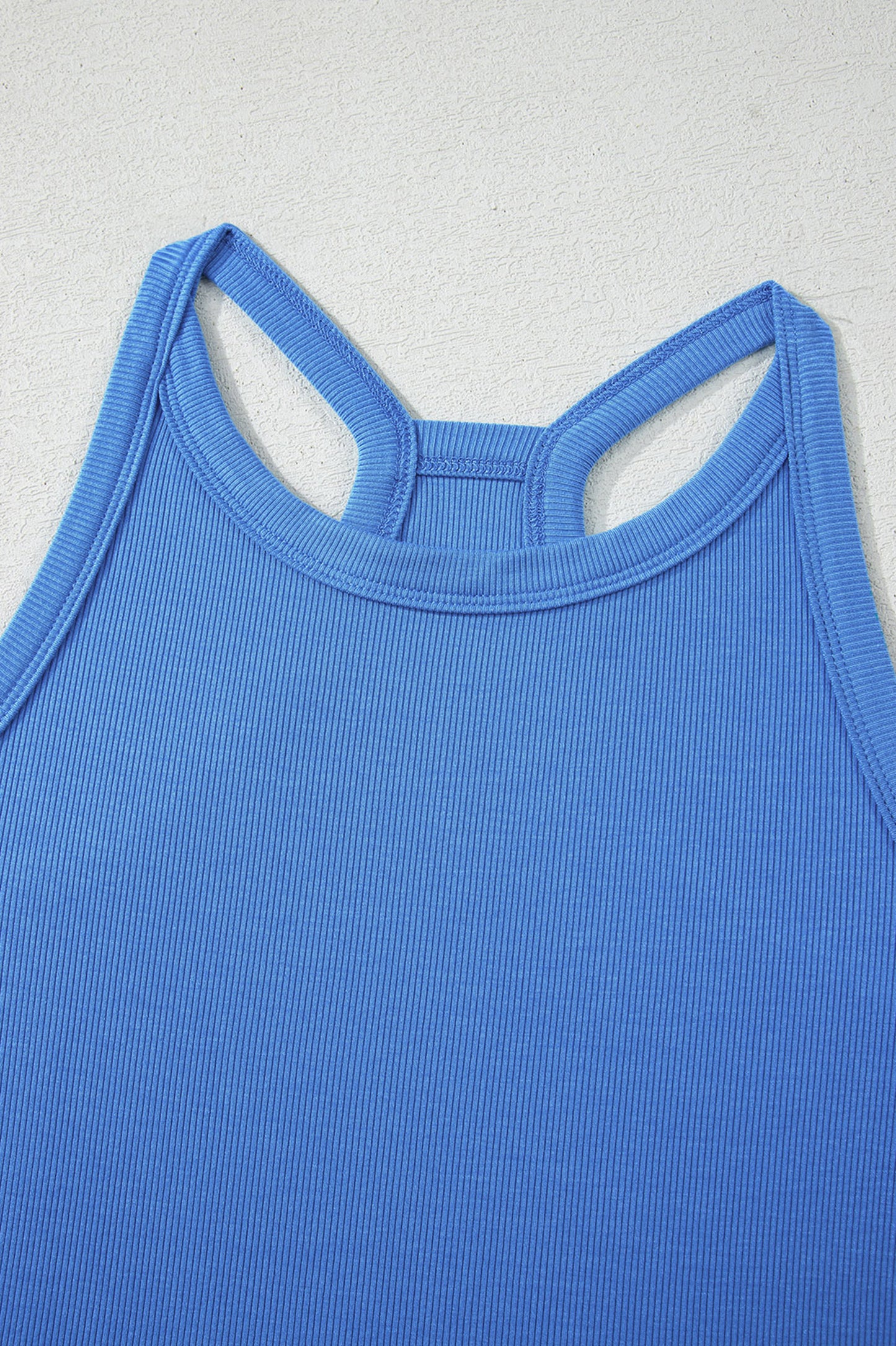 Slim Ribbed Tank Top and Sweatpants Set -3 COLOR OPTIONS