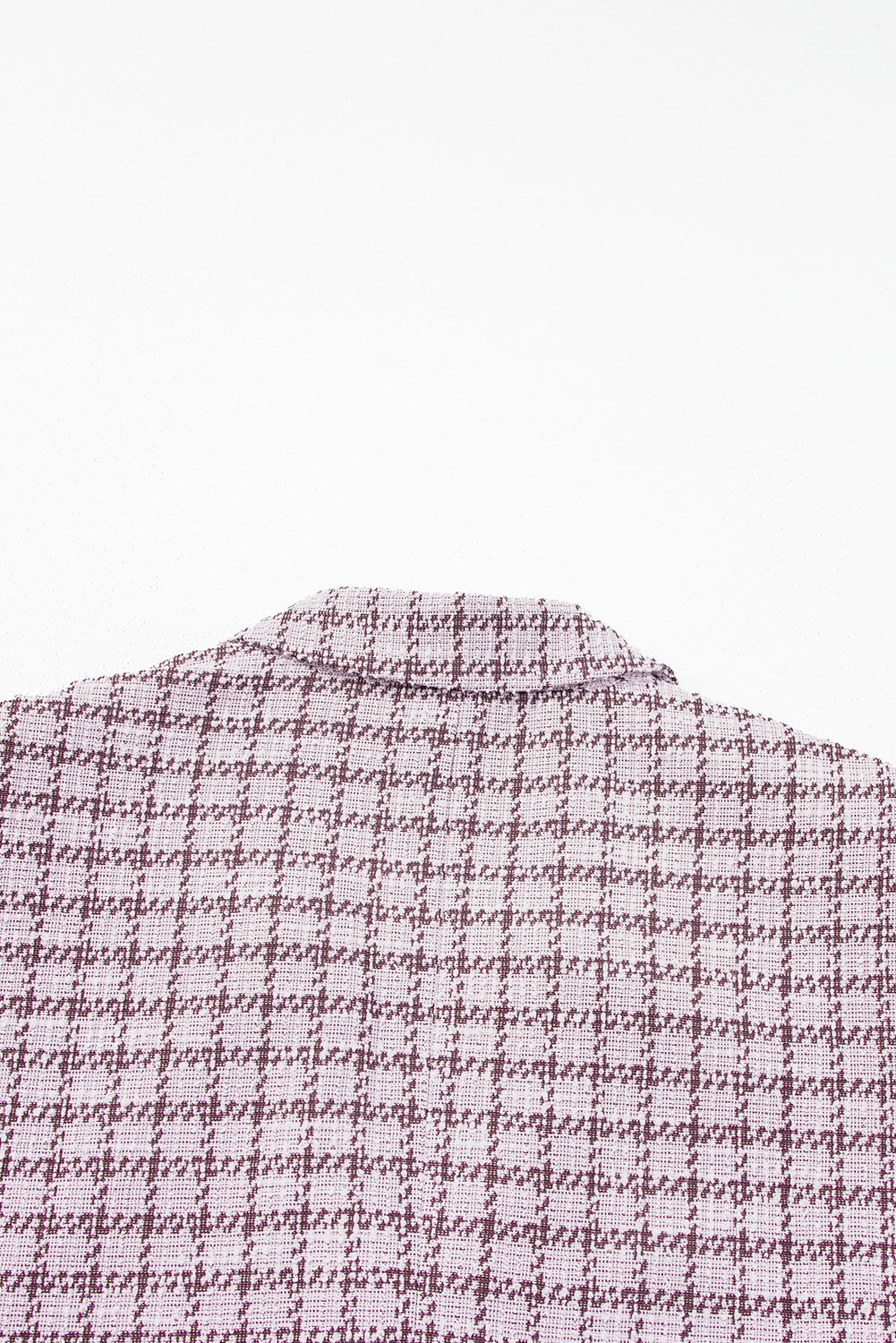 Elegant Tweed Plaid Blazer