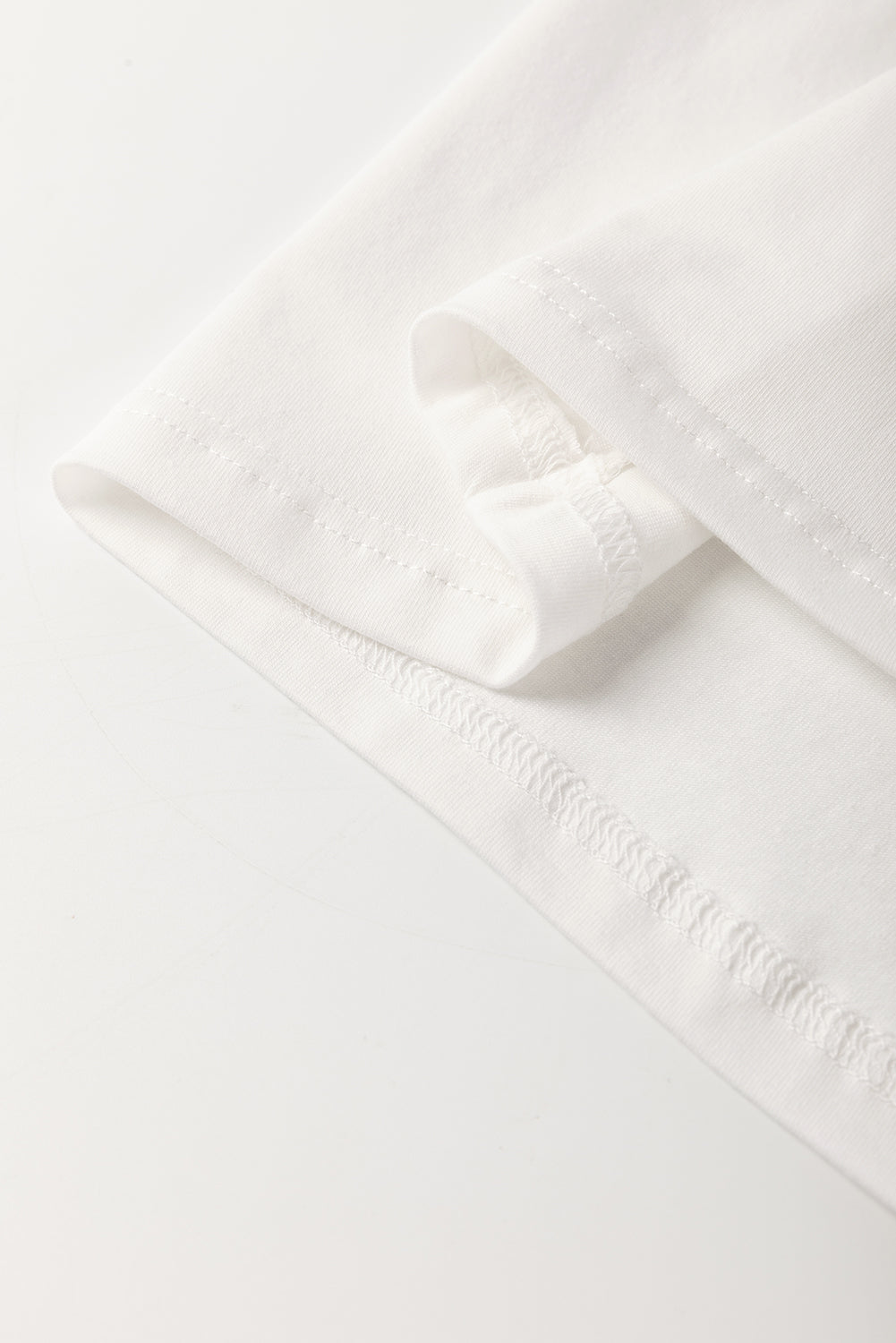 White FLOWER MARKET Letter Graphic T Shirt