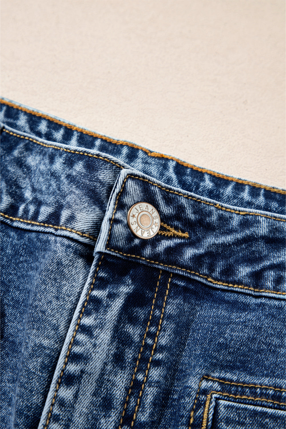 Patch Pocket Straight Leg Loose Jeans- 4 COLOR OPTIONS