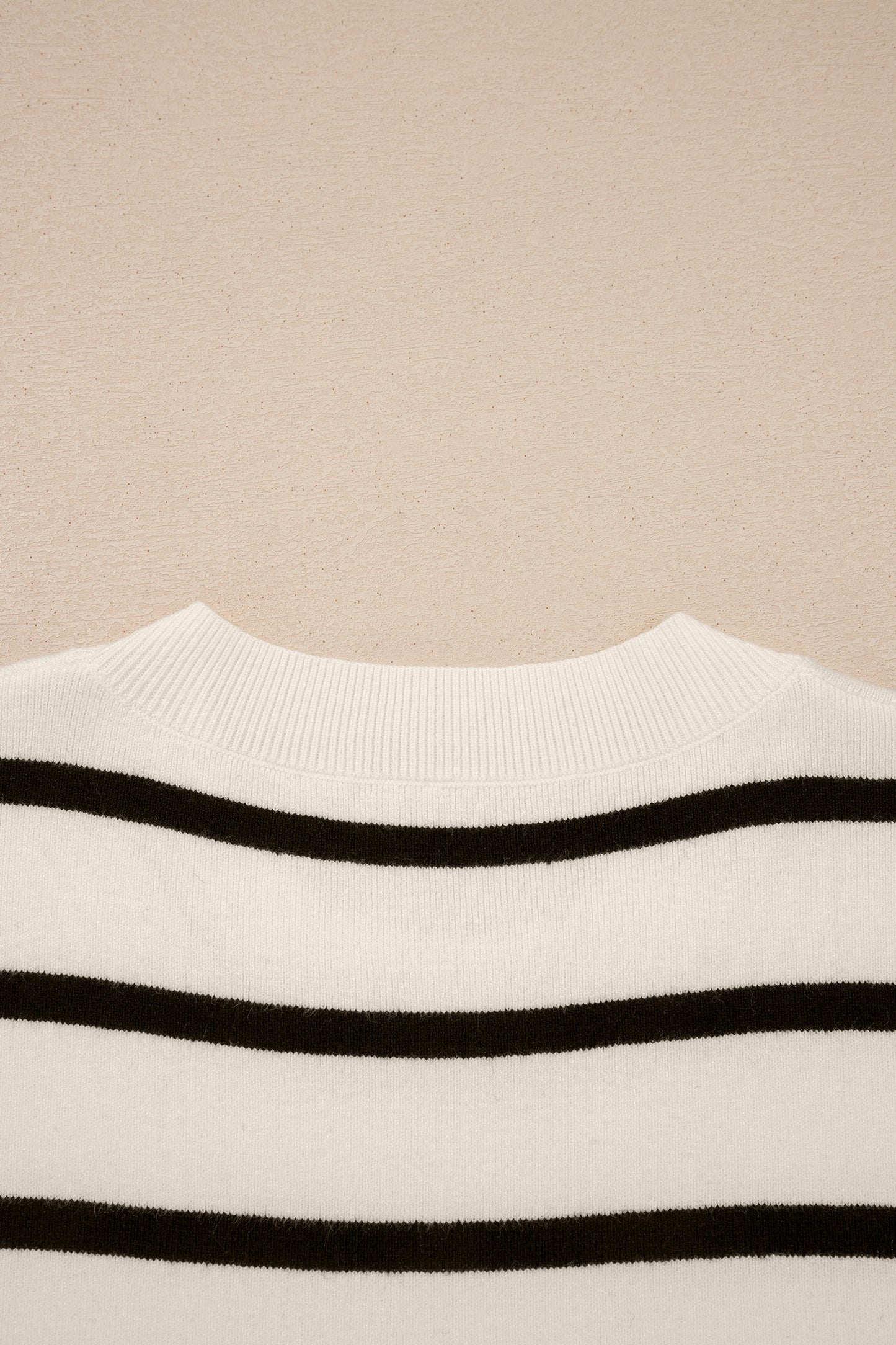 Side Slits Crewneck Short Sleeve Sweater Tee -2 COLOR OPTIONS
