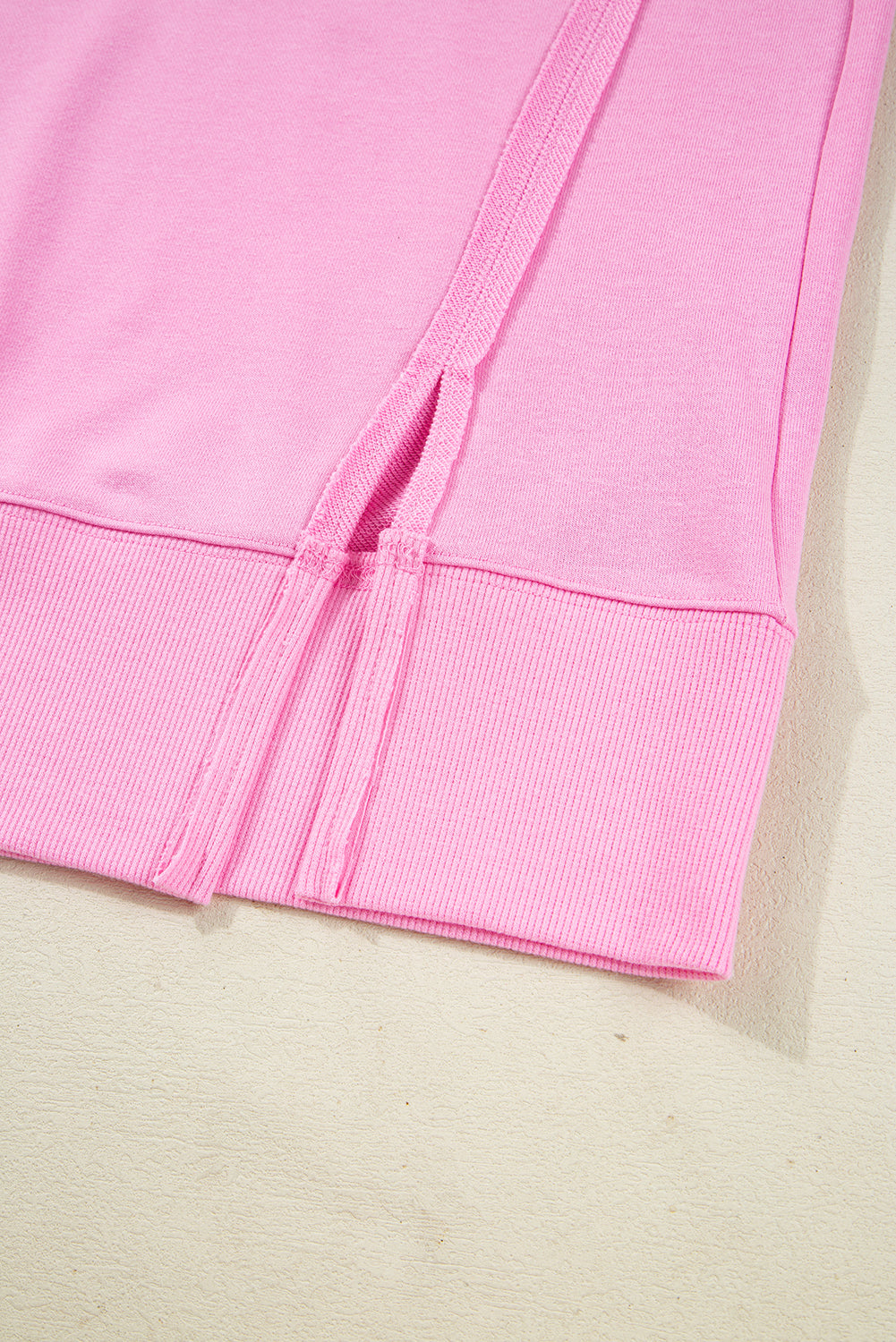 Bow Sequin XOXO Letter Graphic Exposed Seam Baggy Sweatshirt -3 COLOR OPTIONS