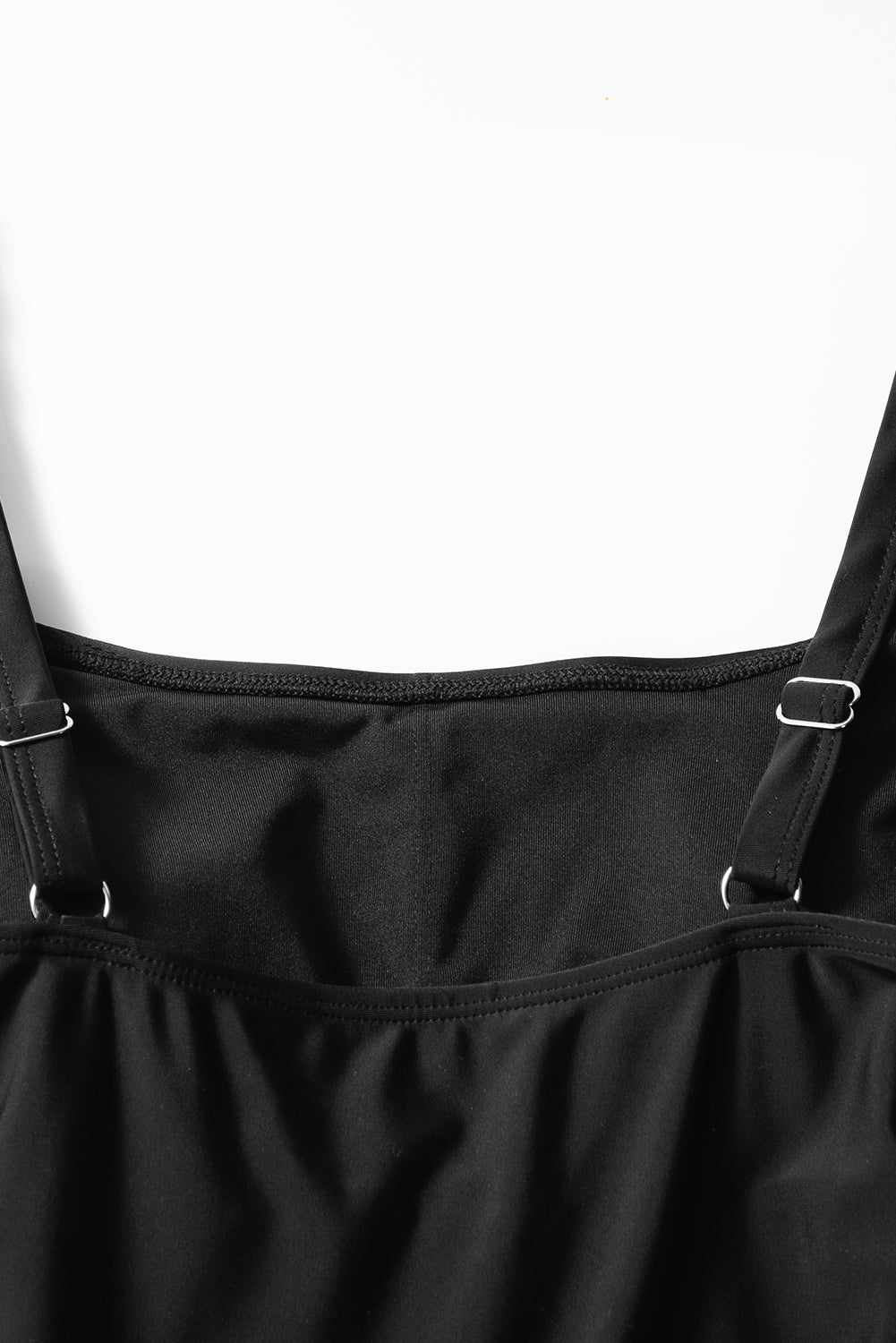 Side Tied Adjustable Straps A Line One Piece Swim Dress -2 COLOR OPTIONS