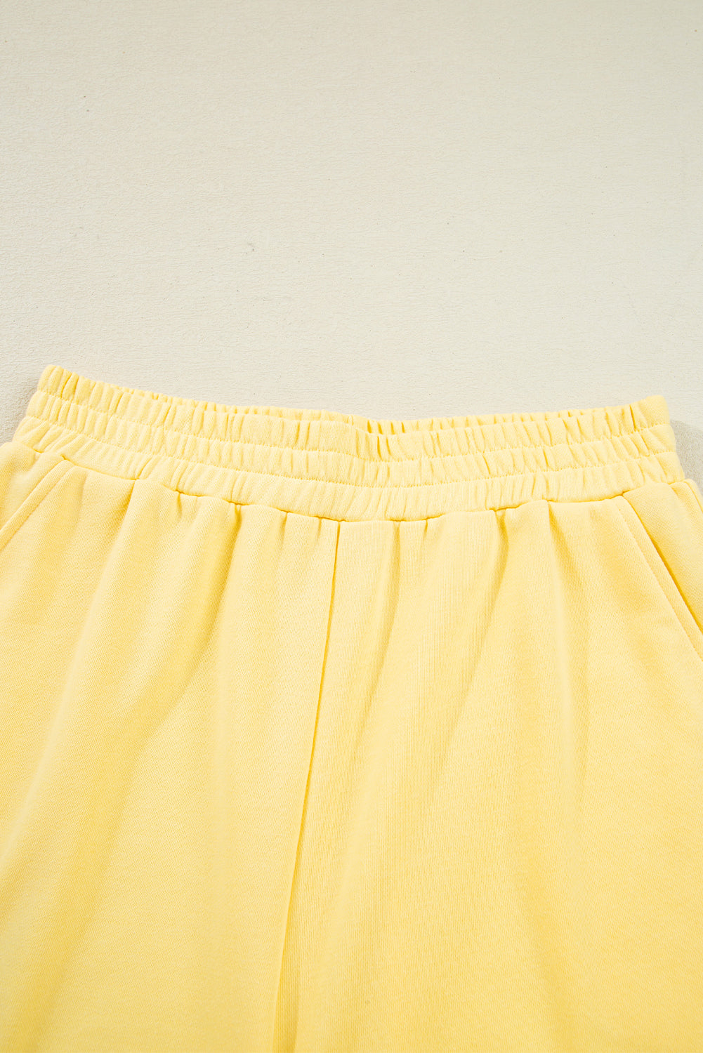 Colorblock Patchwork Half Button Pullover and Shorts Outfit- 4 COLOR OPTIONS