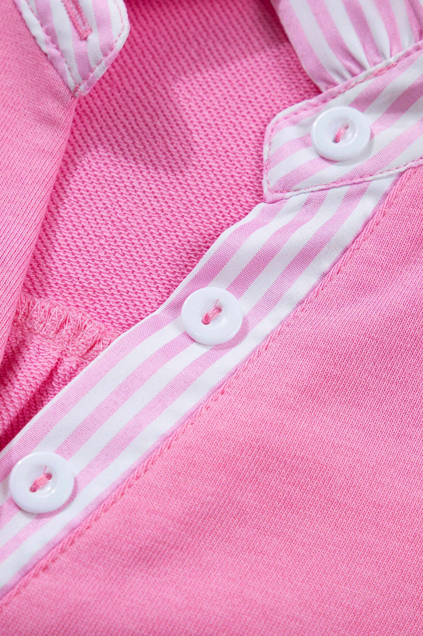 Striped Frilled Collar Short Sleeve Blouse- 5 COLOR OPTIONS