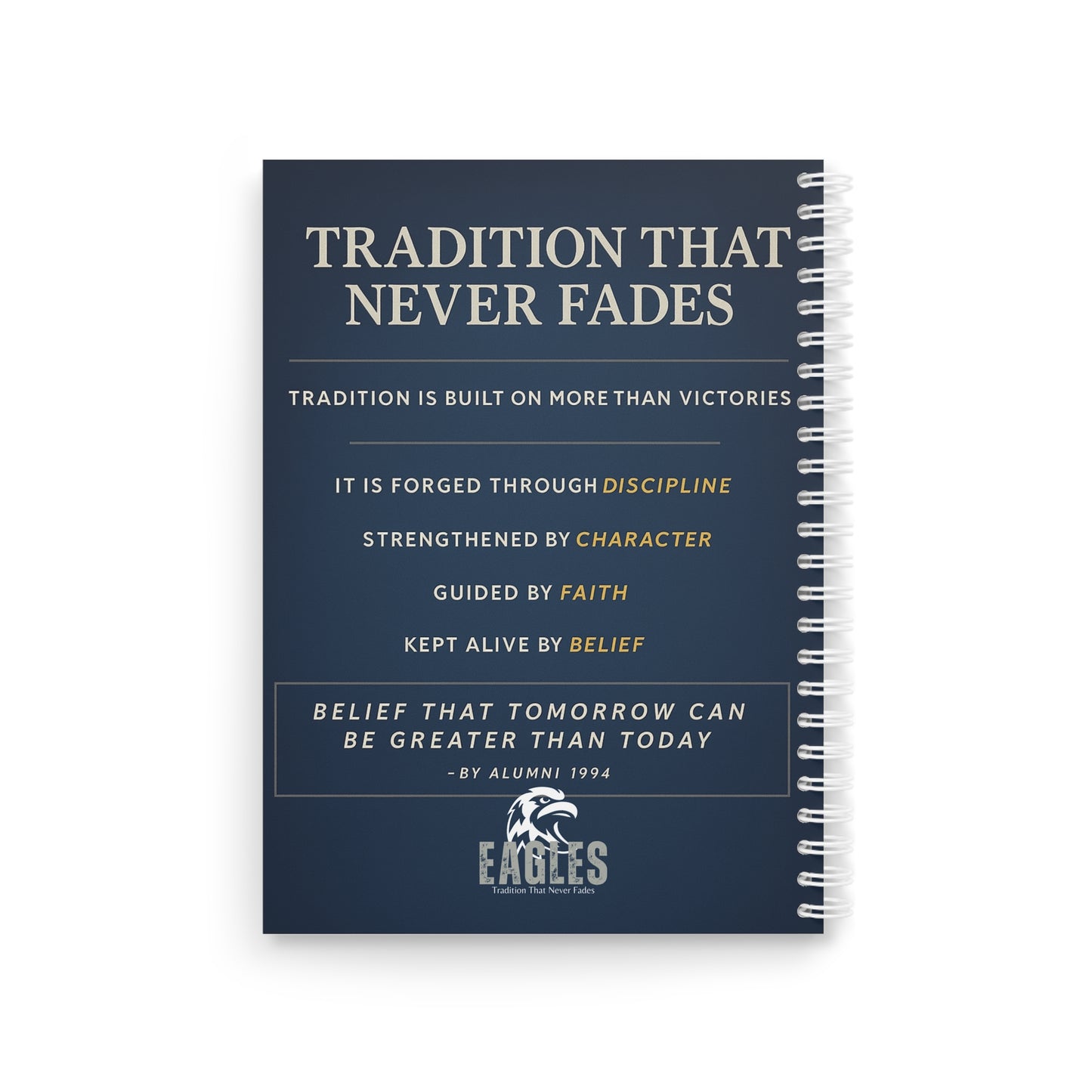 OHIO COUNTY EAGLES SPIRIT SPIRAL NOTEBOOK