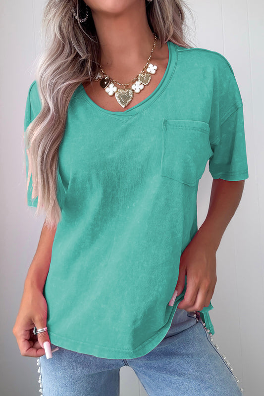 Cotton Mineral Wash T Shirt -3 COLOR OPTIONS