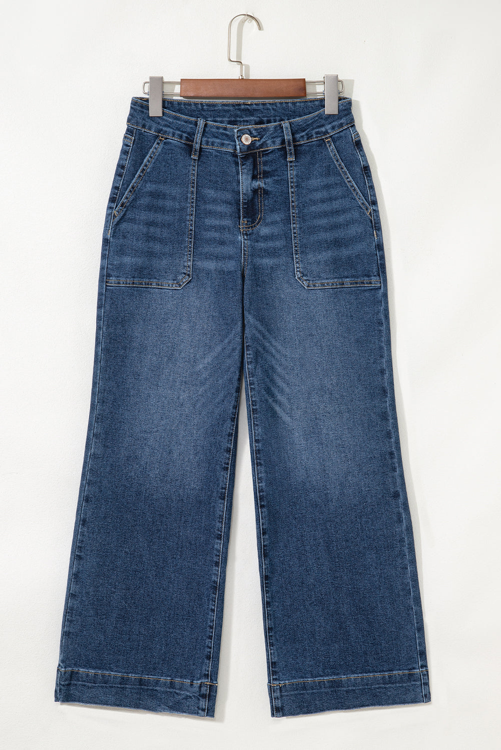 Breen Cropped High Rise Wide Leg Jeans -3 COLOR OPTIONS