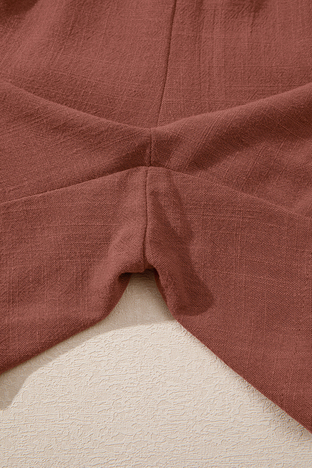 Lace Splicing Drawstring Elastic Waist Loose Linen Shorts- 2 COLOR OPTIONS