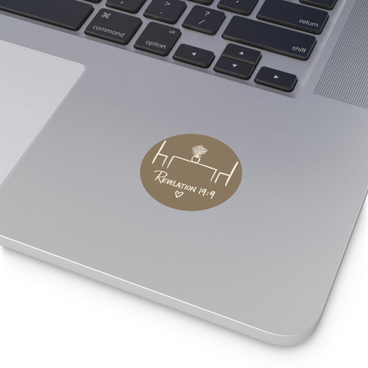 INVITATION INDOOR/OUTDOOR STICKER Revelation 19:9 -MULTIPLE SIZES