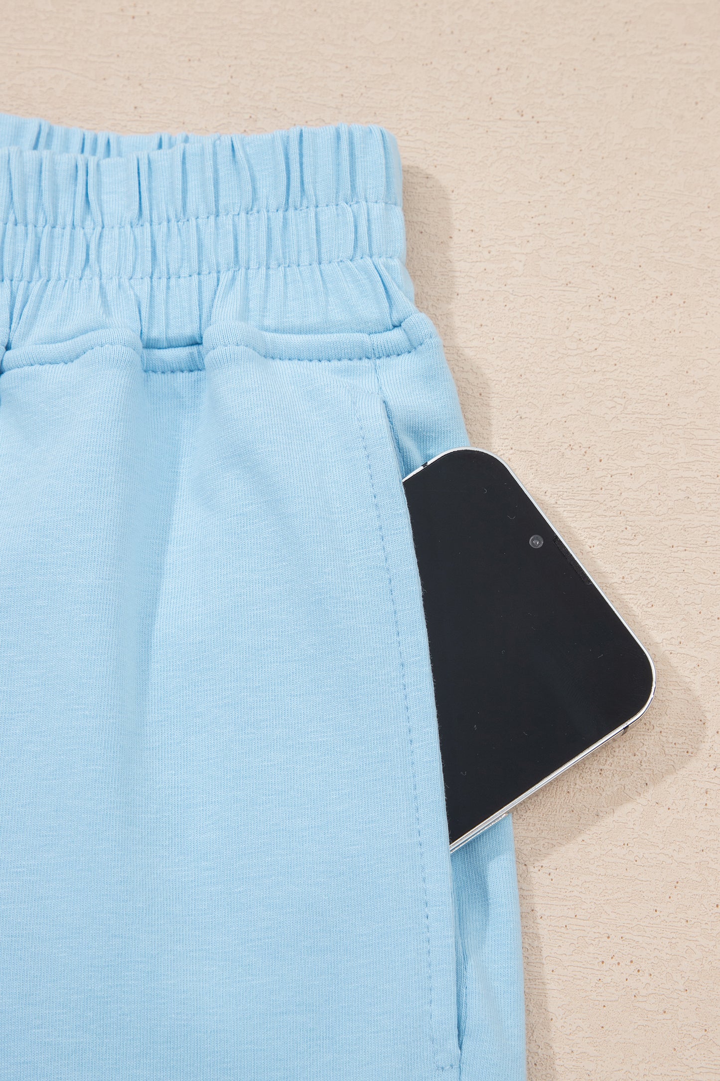 Solid Color Cropped Tank Top and Jogger Pants Set -4 COLOR OPTIONS