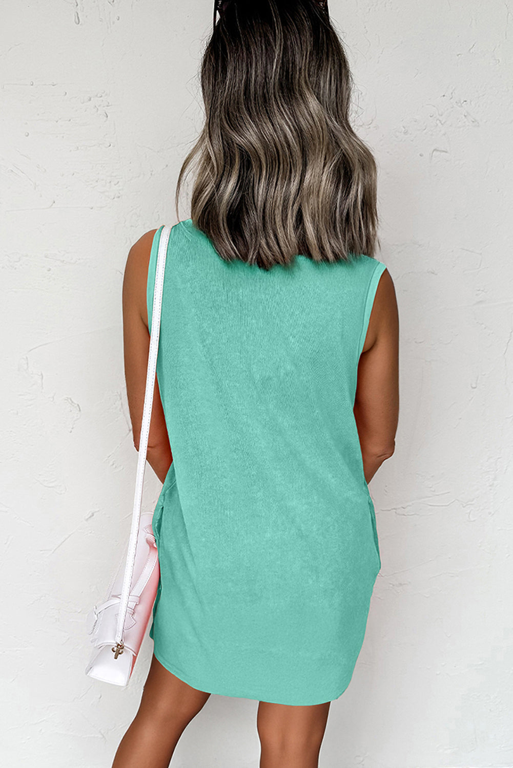 Beau Mineral Wash Pocket Tank Mini Dress -3 COLOR OPTIONS