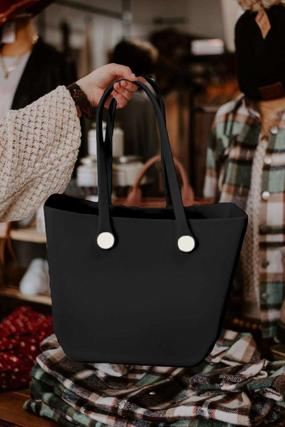 Waterproof EVA Rubber Portable Tote Bag -2 COLOR OPTIONS