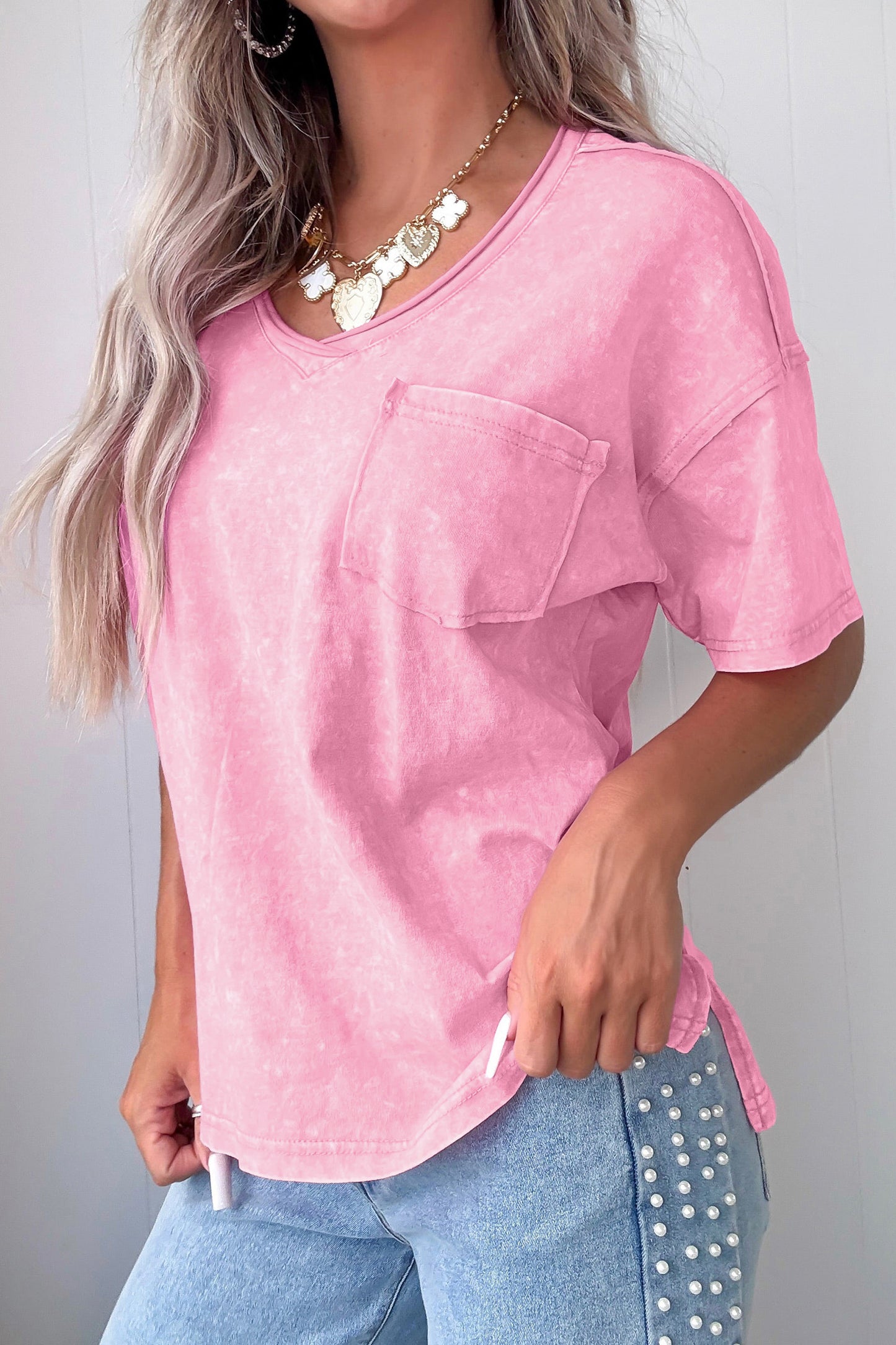 Cotton Mineral Wash T Shirt -3 COLOR OPTIONS