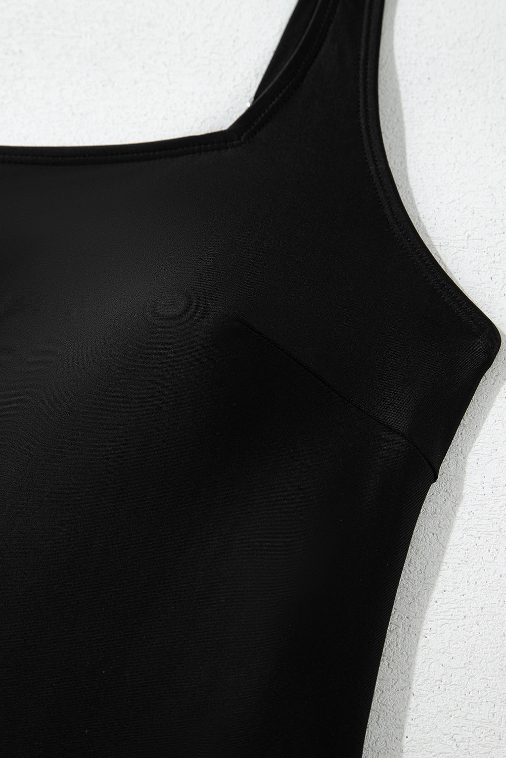 Side Tied Adjustable Straps A Line One Piece Swim Dress -2 COLOR OPTIONS