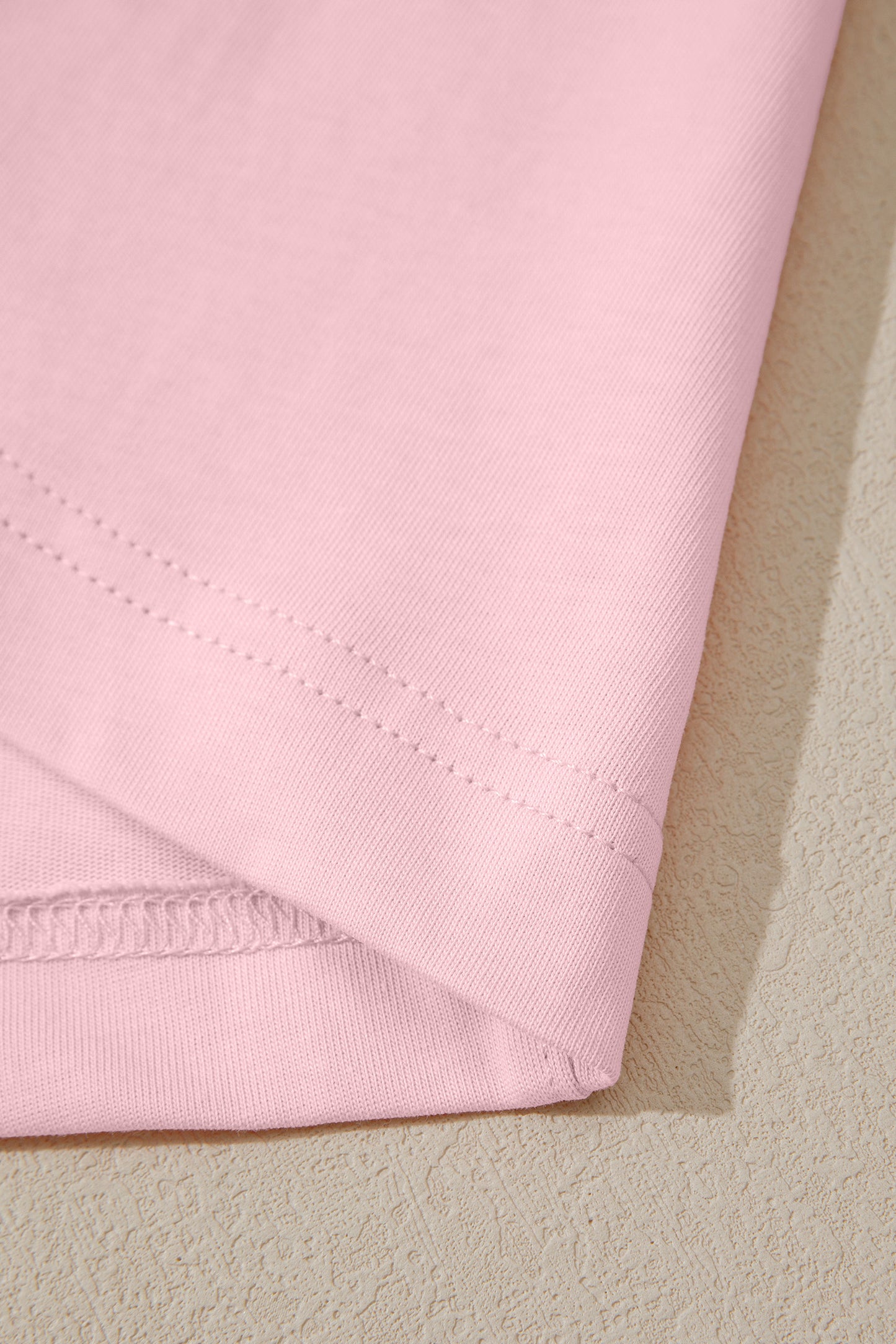 Stitched Detail Loose Tank Top Cotton 2pcs Short Set -3 COLOR OPTIONS