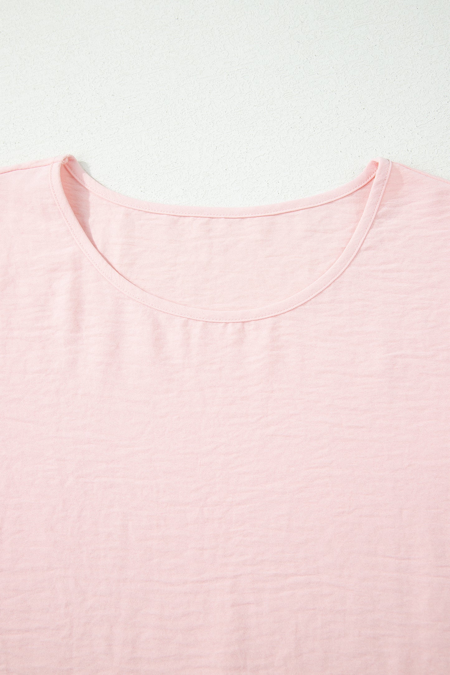 Ruffle Trim Short Sleeve Blouse -2 COLOR OPTIONS