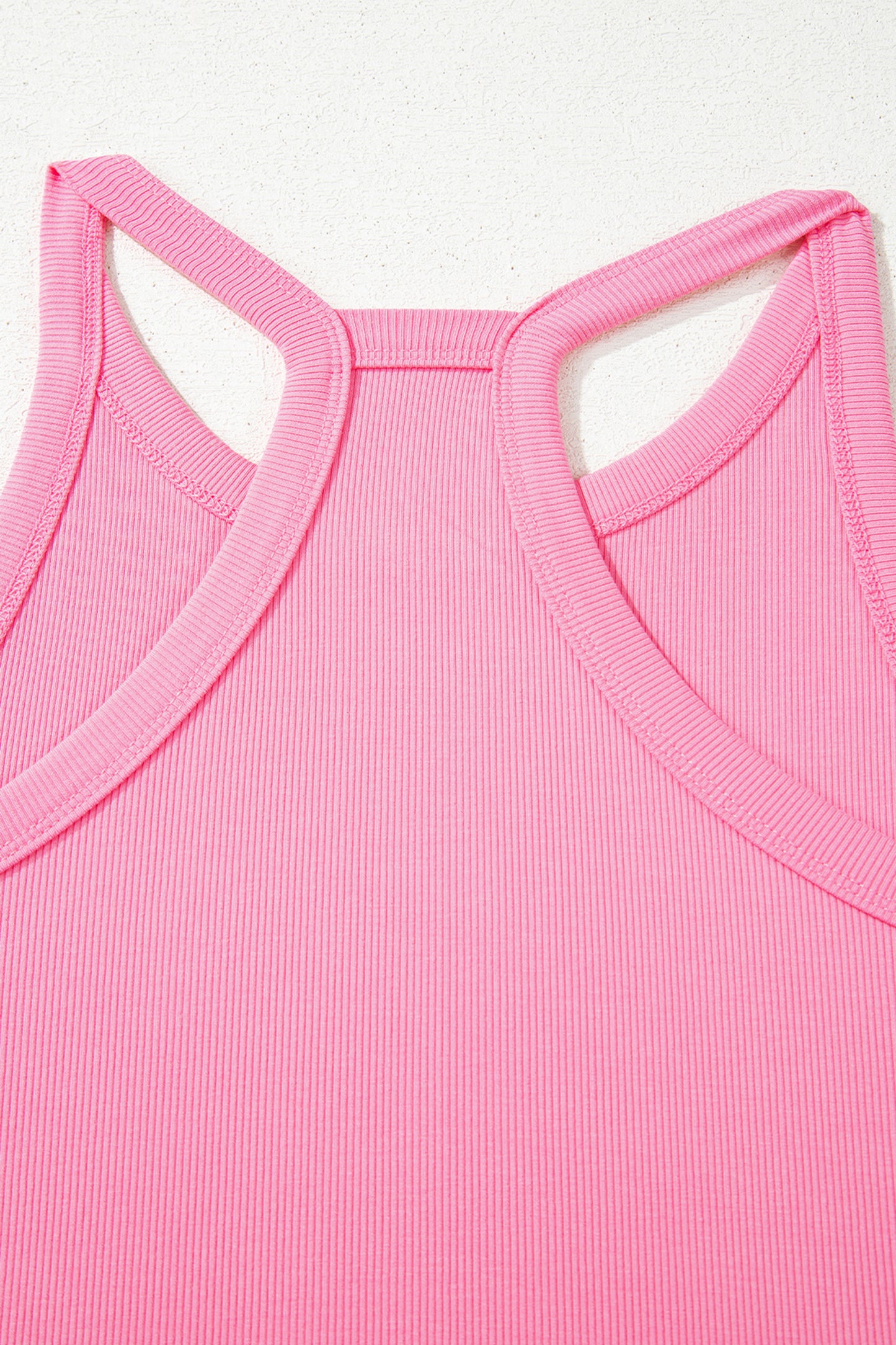 Slim Ribbed Tank Top and Sweatpants Set -3 COLOR OPTIONS