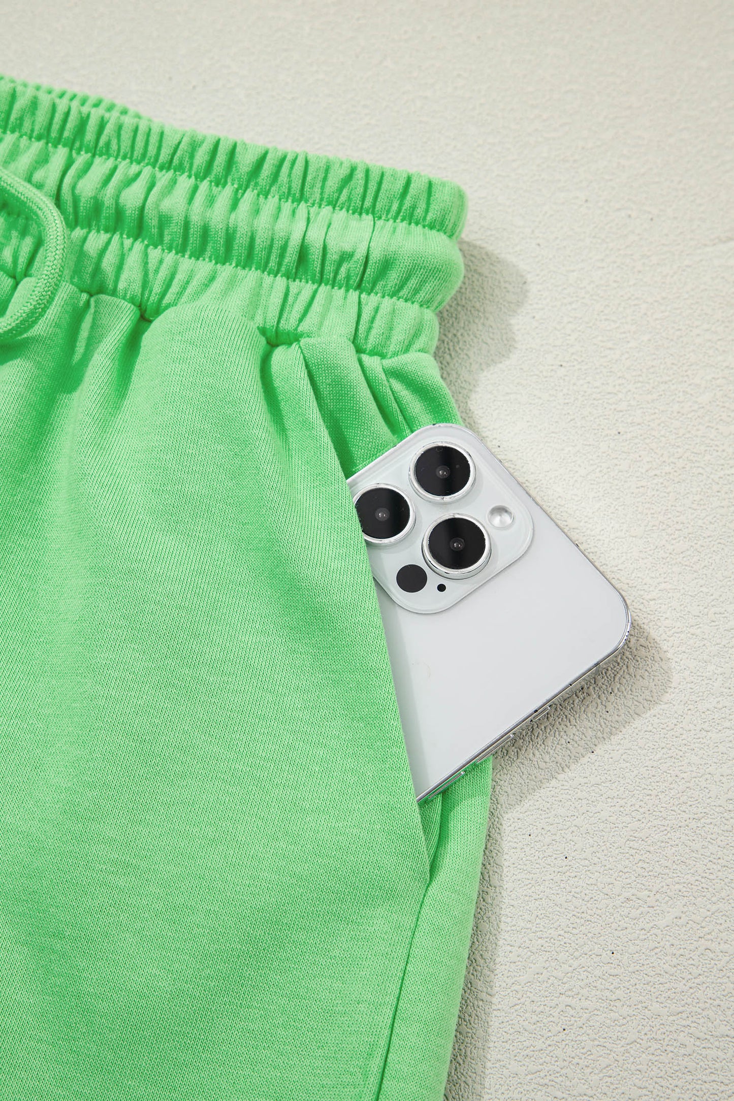 Puffy Loose Top Drawstring Shorts 2pcs Outfit- 3 COLOR OPTIONS