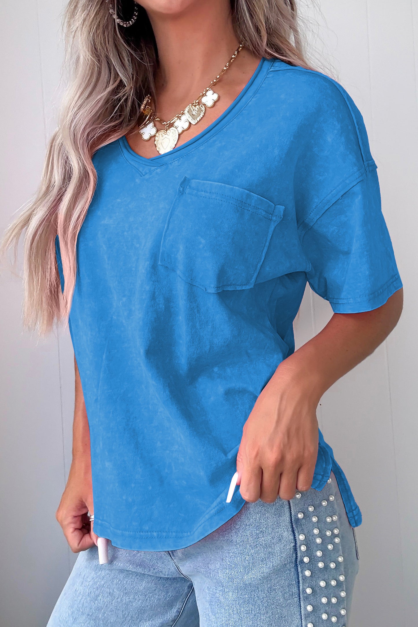 Cotton Mineral Wash T Shirt -3 COLOR OPTIONS