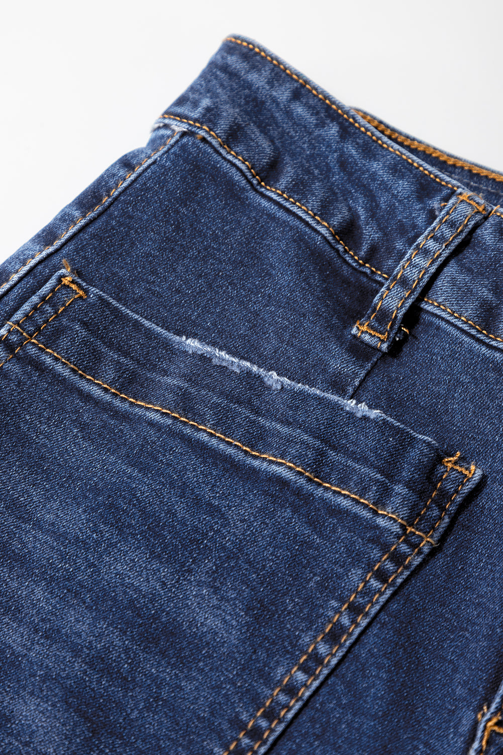 Minimalist Patch Pocket High Waist Shift Jeans- 2 COLOR OPTIONS