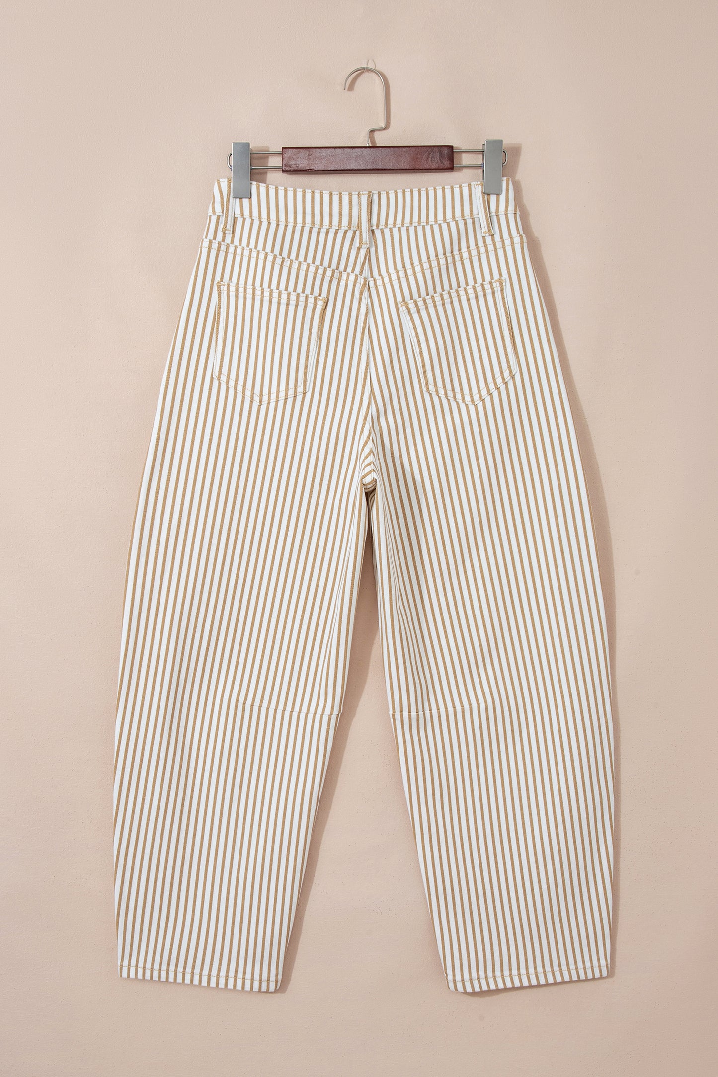 Stripe Casual Barrel Jeans- 3 COLOR OPTIONS