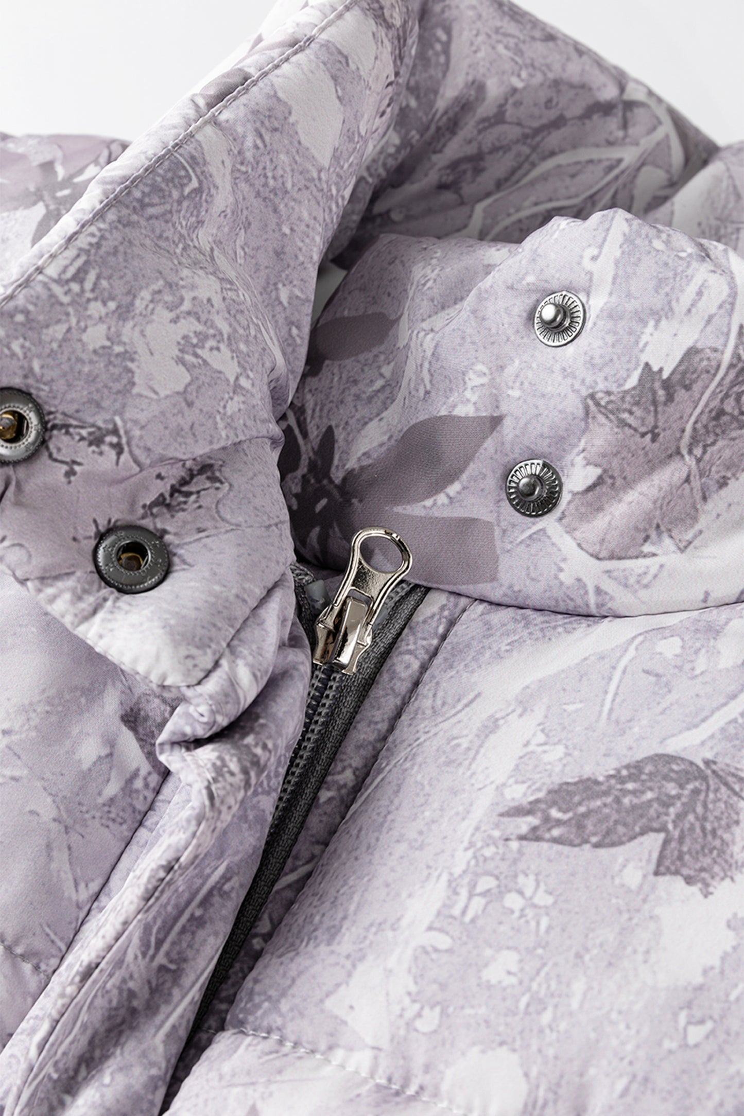 Camo Leaf Print Winter Puffer Vest -2 COLOR OPTIONS