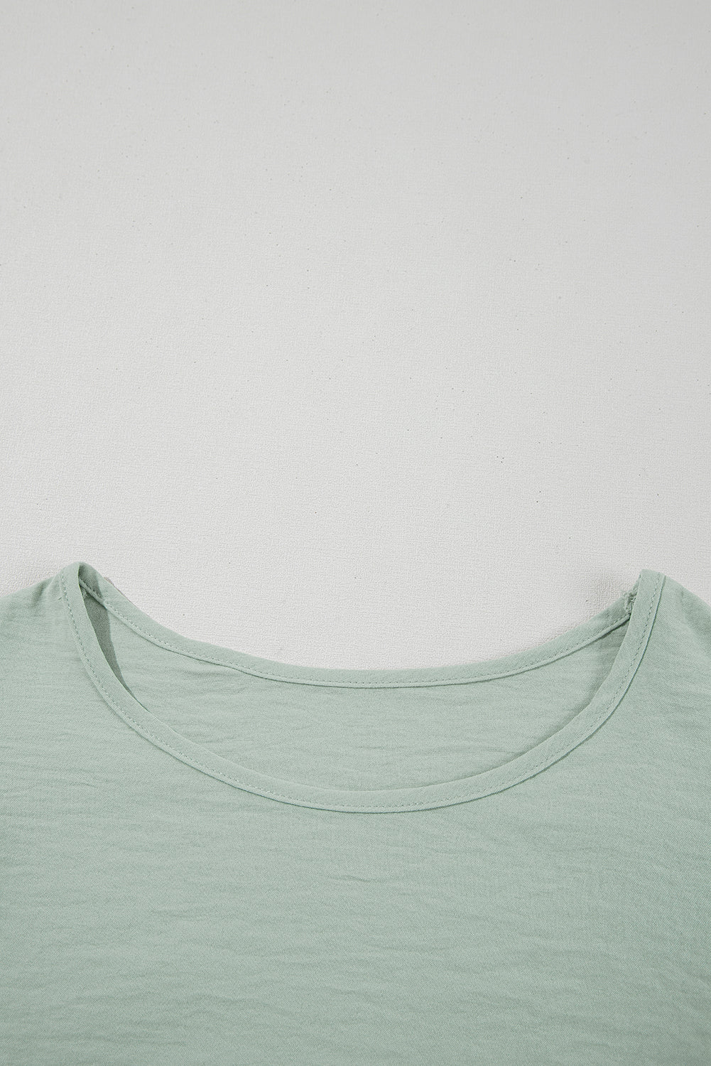 Solid Color Ruffle Sleeve Crinkled Blouse -2 COLOR OPTIONS