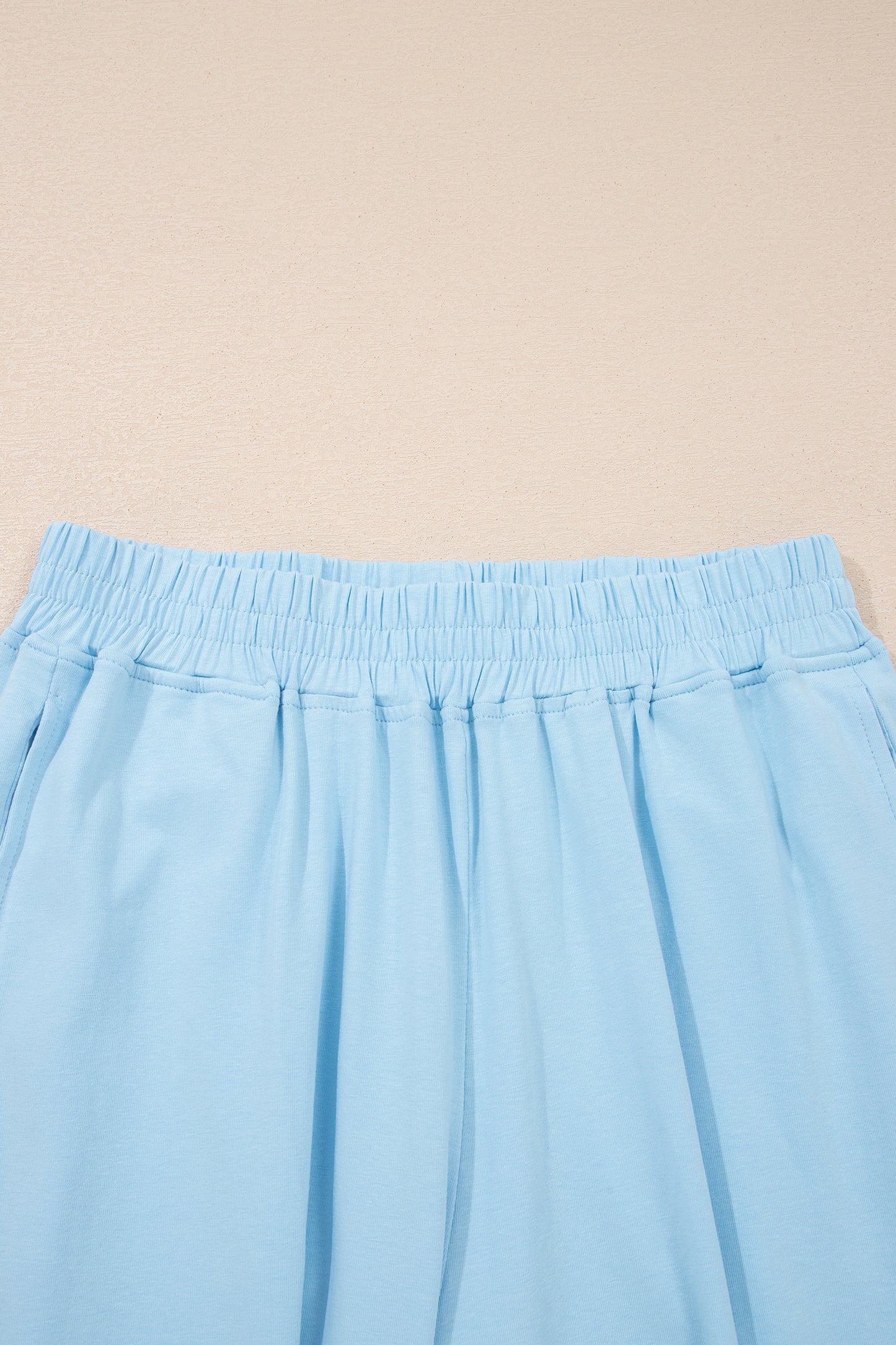 Solid Color Cropped Tank Top and Jogger Pants Set -4 COLOR OPTIONS