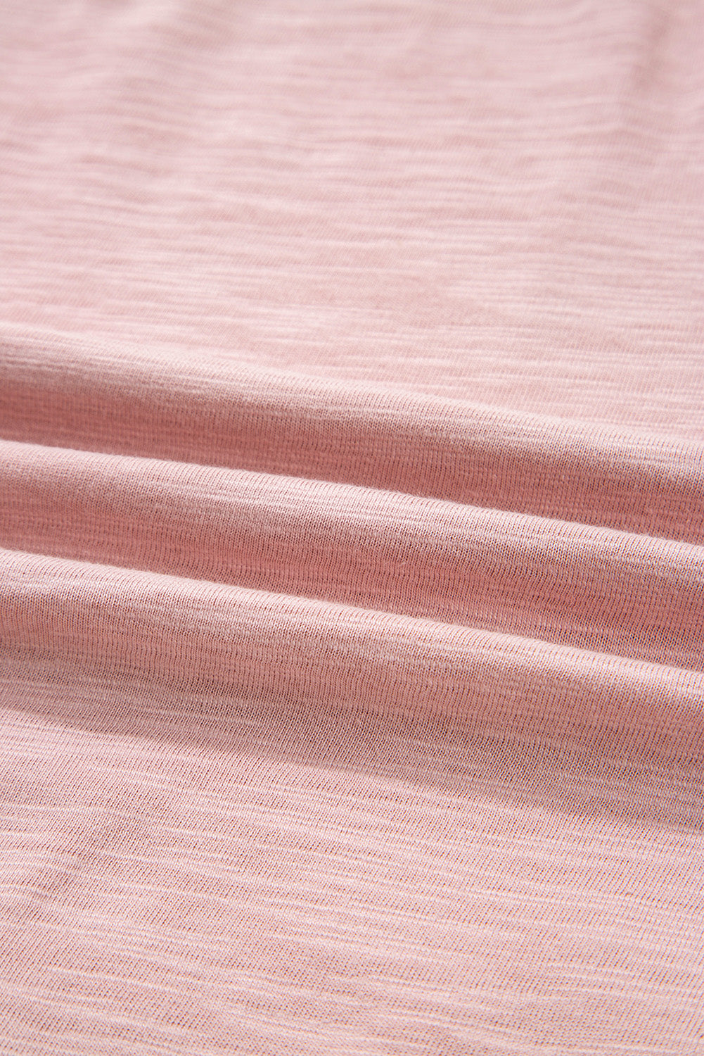 Light Pink Notch V Neck Batwing Sleeve Patchwork Blouse