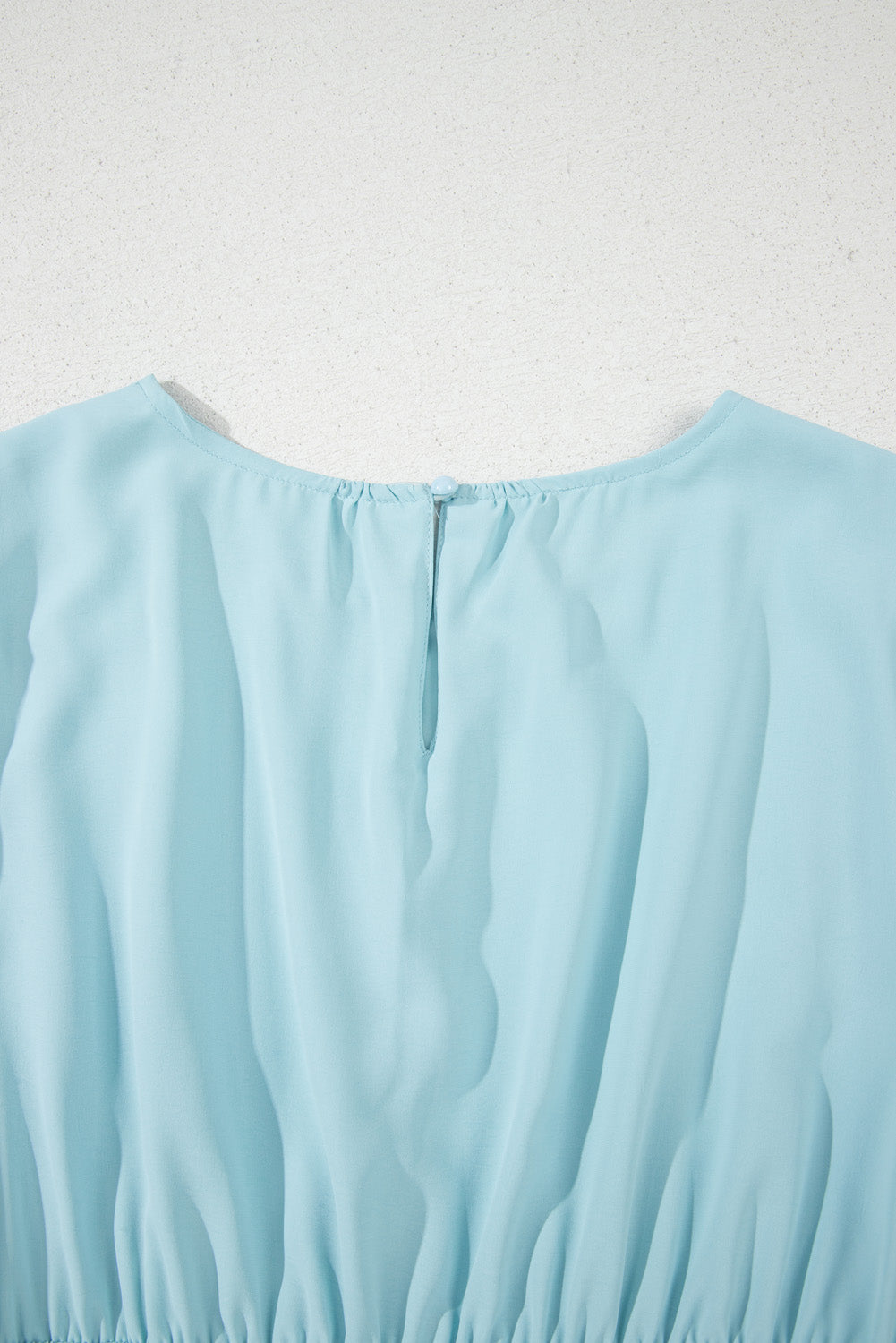 Puff Sleeve High Waist Flowy Midi Dress -2 COLOR OPTIONS