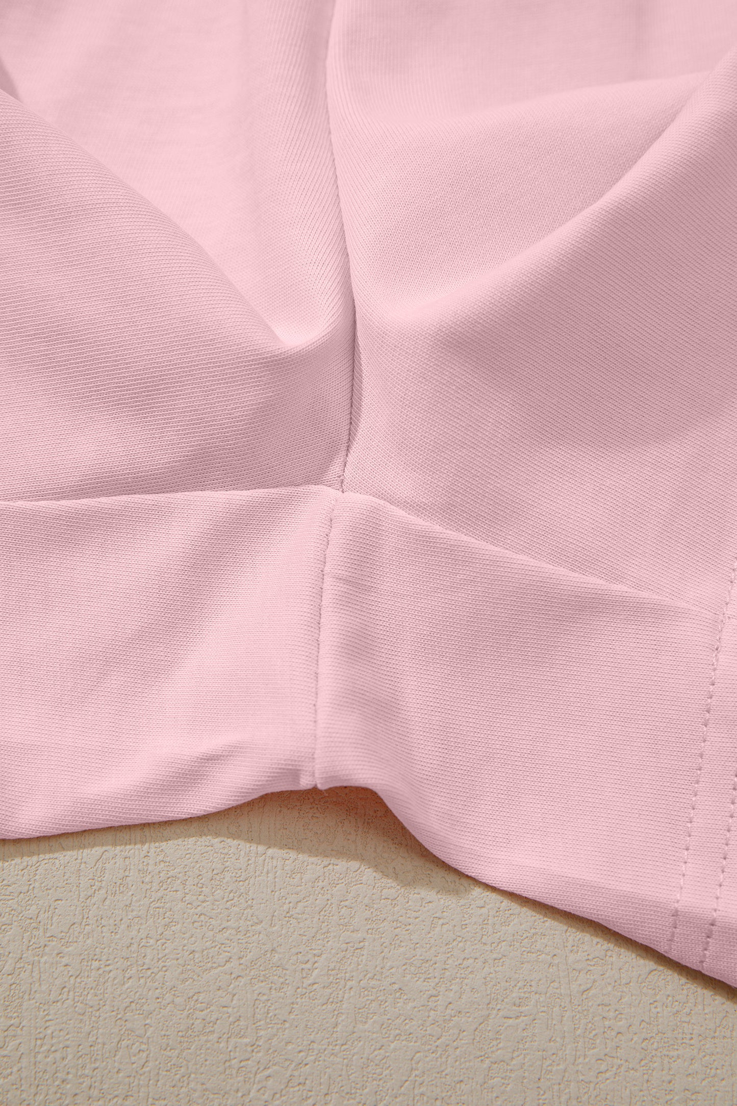 Stitched Detail Loose Tank Top Cotton 2pcs Short Set -3 COLOR OPTIONS
